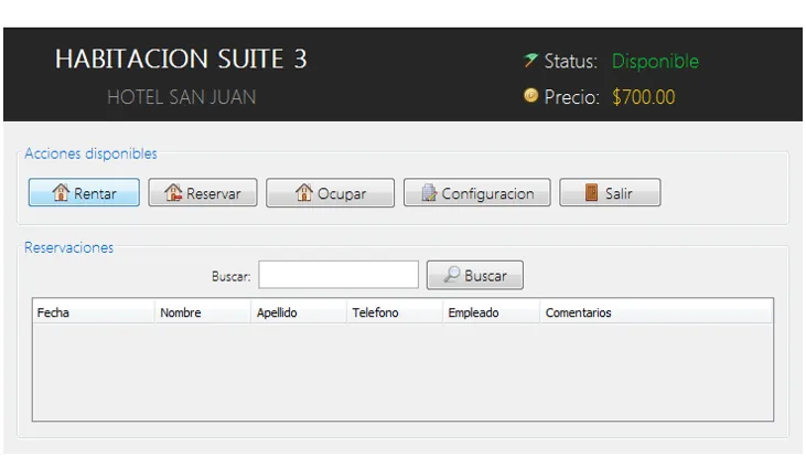 Sistema de Control de Habitaciones — imagen 2 de 3