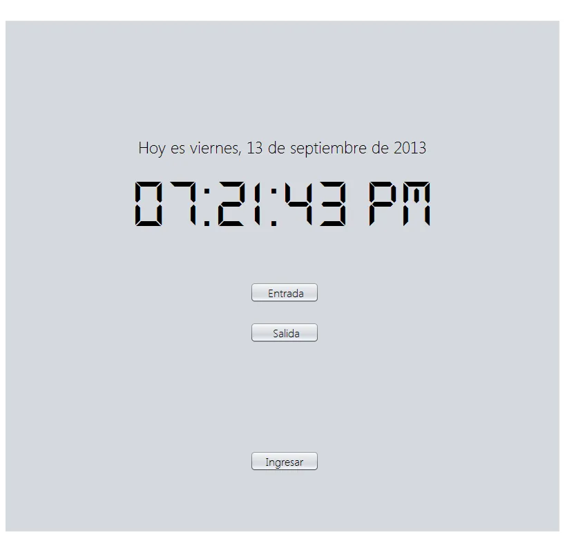 Sistema de Control de Asistencia - JCheckTime — imagen 1 de 6