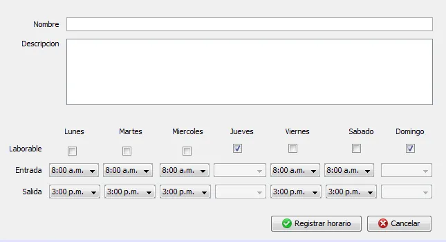 Sistema de Control de Asistencia - JCheckTime — imagen 6 de 6