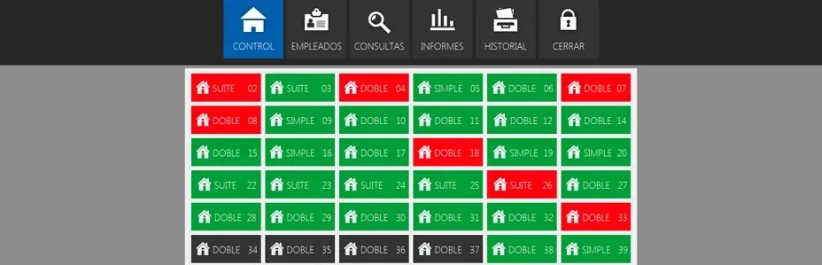 Sistema de Control de Habitaciones