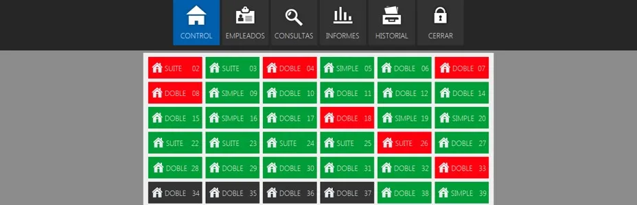 Sistema de Control de Habitaciones