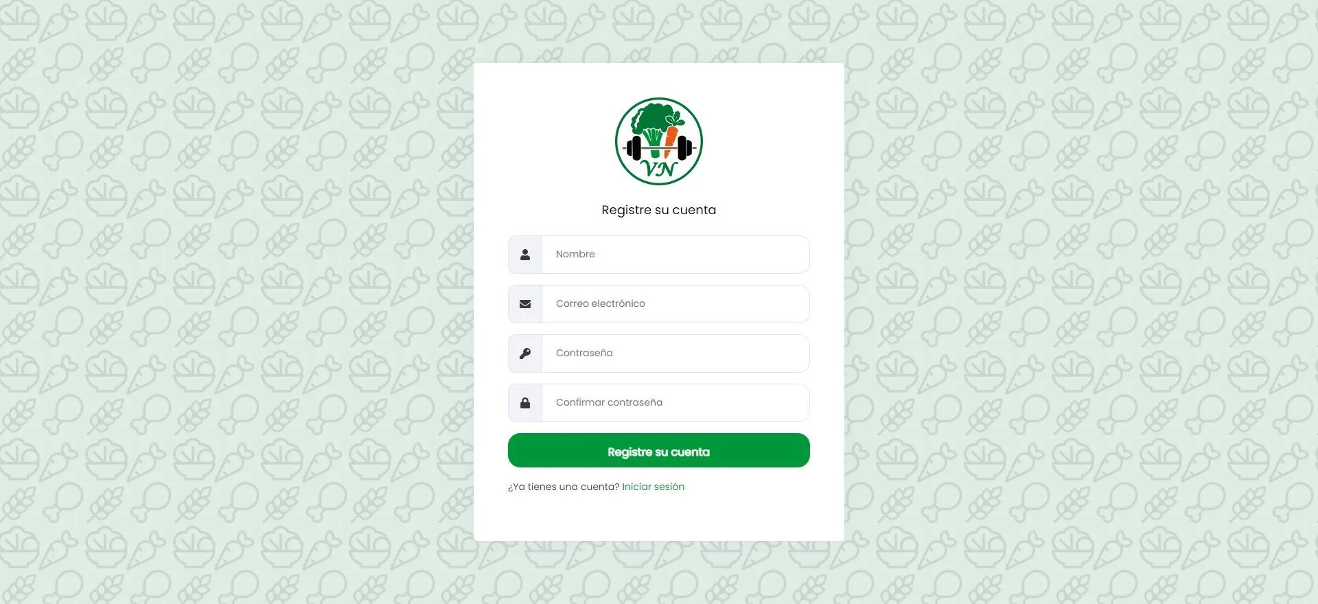 Valor Nutricio Web App — imagen 2 de 4